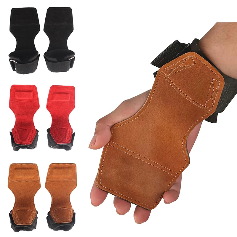 Crossfit Male - Thick Leather Weight Lifting Glove, Palm