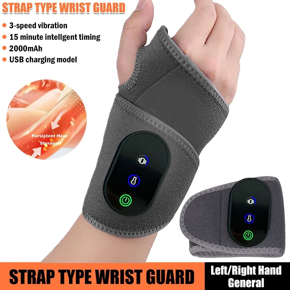 Wrist Wrap Support - Cordless Wrist Heating Pad, Wrist Massager