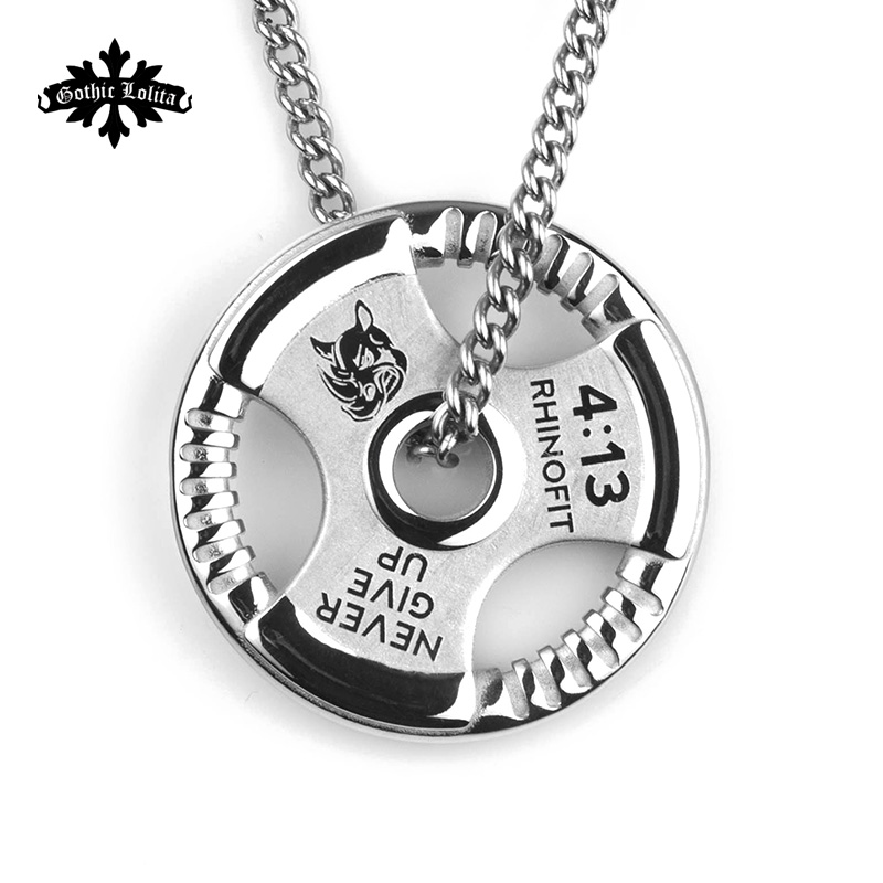 Crossfit Workout Gear - Weight Plate Barbell Dumbbell Pendant Weightlifting