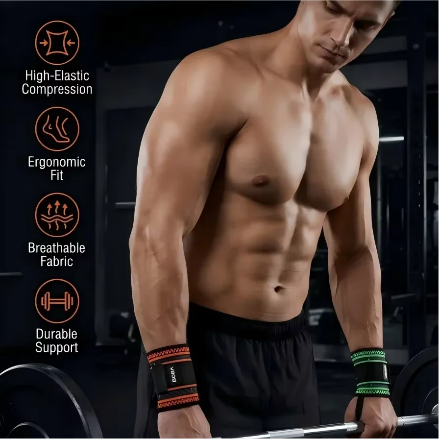 VBOSI Adjustable Wrist Wraps S - огляд і ціна Crossfit Workout Gear
