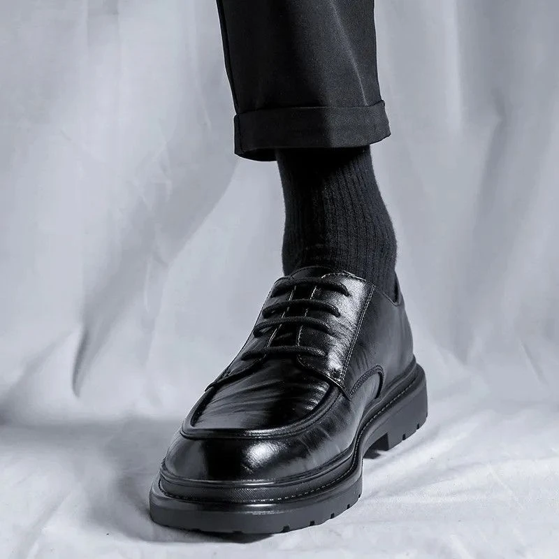 Lace Up Round Toe Men's Leathe - огляд і ціна Crossfit Male