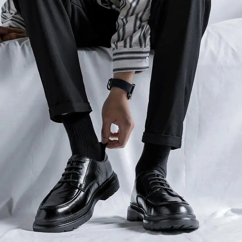 Lace Up Round Toe Men's Leathe - огляд і ціна Crossfit Male