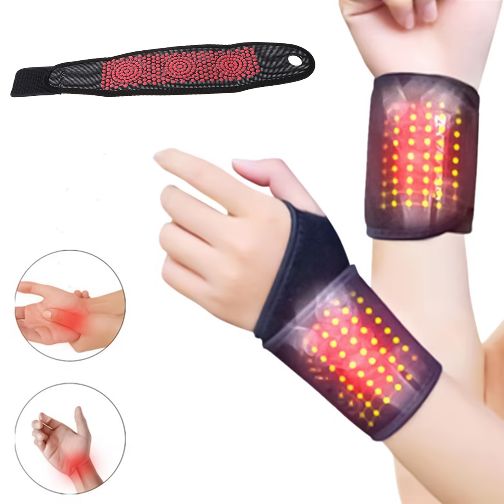 1/2pcs Self-Heating Wrist Brac - огляд і ціна Wrist Wrap Support