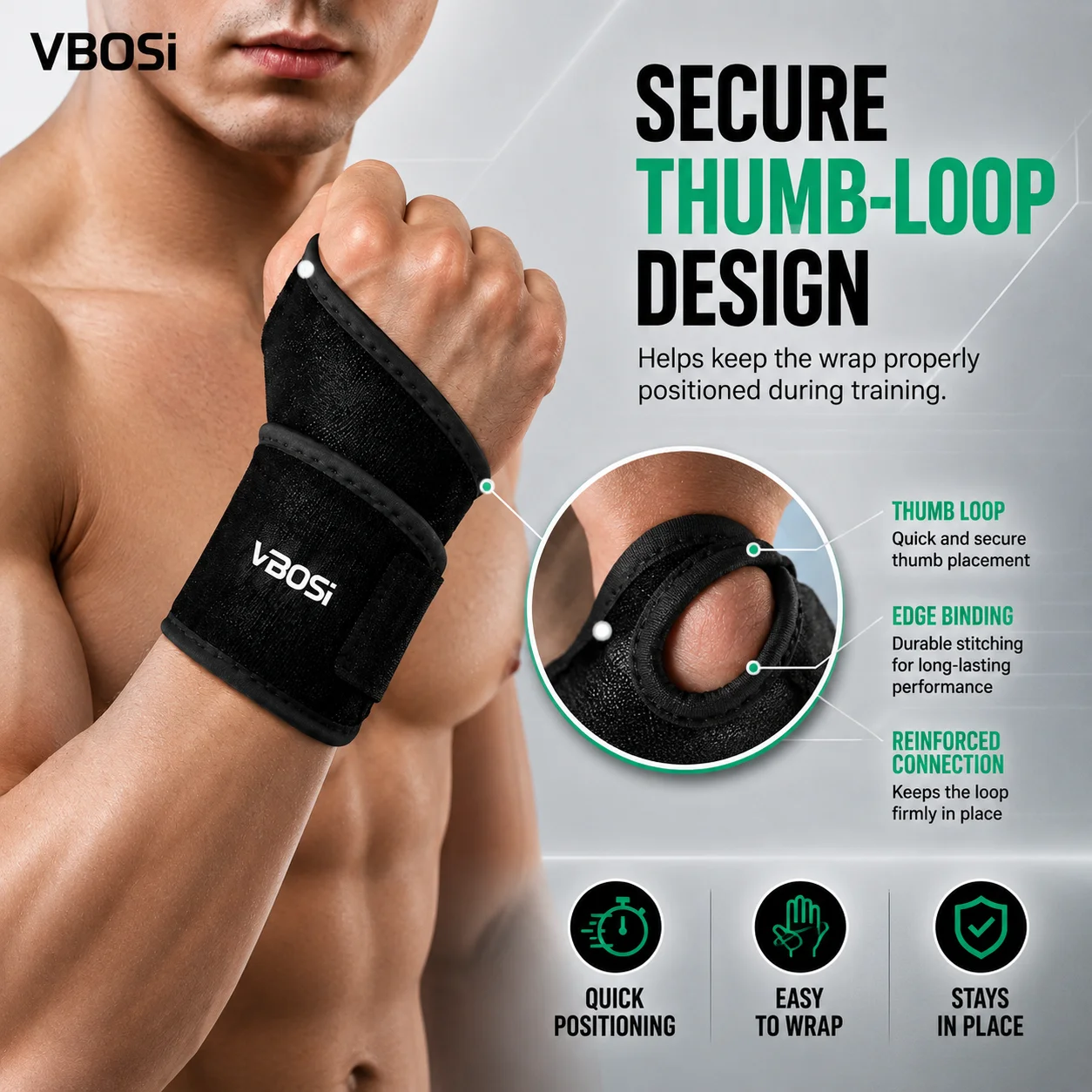 VBSOi Adjustable Wrist Support - огляд і ціна Wrist Wrap Support